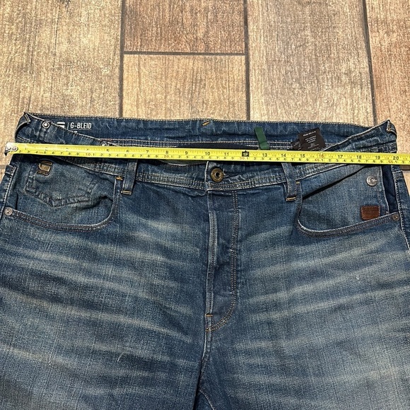 G-Star Raw Men’s Medium Stretch G-Bleid Slim Button Fly Jeans SZ 38x34 - Picture 12 of 14